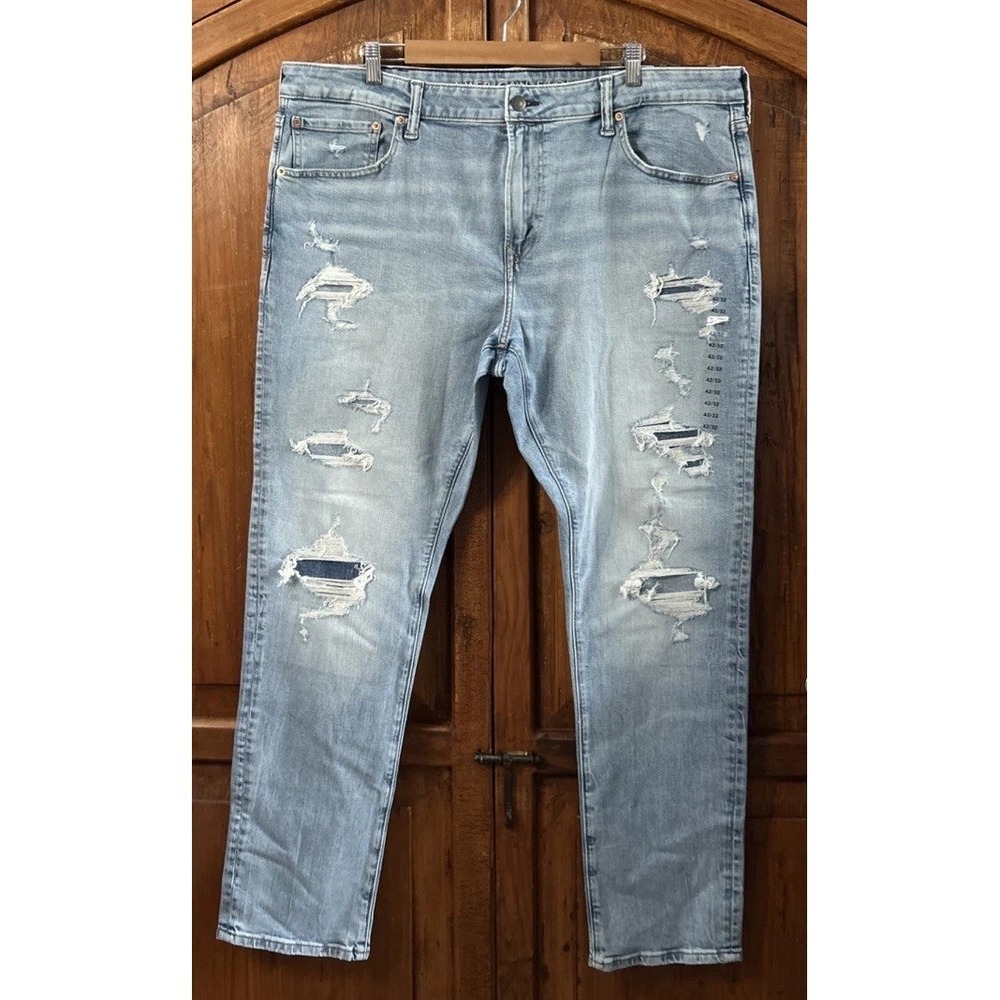 NWT Mens American Eagle AirFlex + Skinny Jeans Sz 42 42x32 Stretch New $69